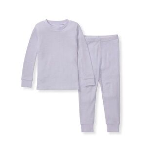 Burt’s Bees Honeysoft Waffle Thermal Pajamas Size 4